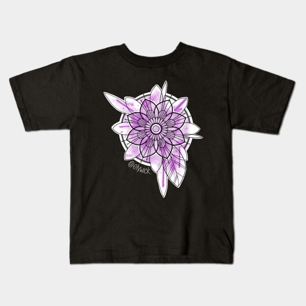 mandala Kids T-Shirt by elywick